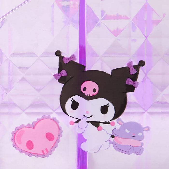 Organisateur de cosmétiques Sanrio Kuromi 115959, boîte de rangement de maquillage portable