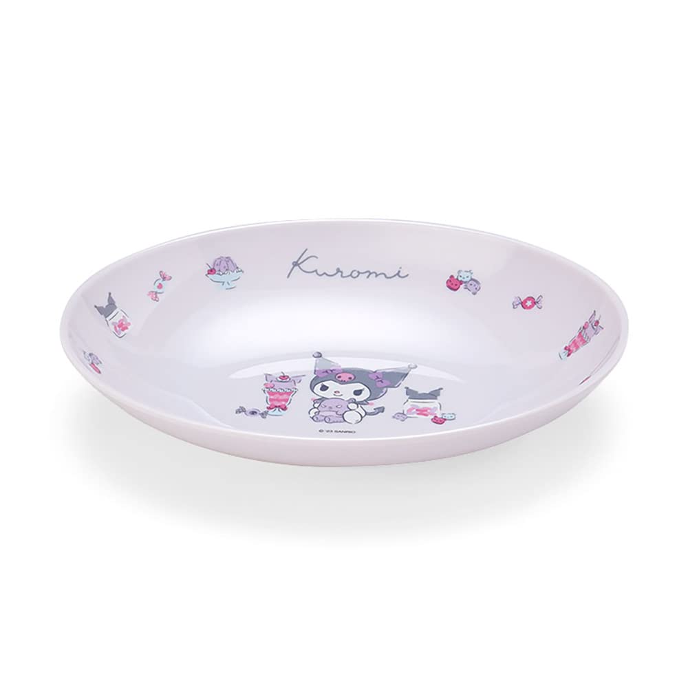 Sanrio Kuromi Melamine Curry and Pasta Plate - Durable and Dishwasher Safe- Japan Figure Store - #1 Bring To You The Best Japanese Goods