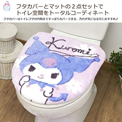Sanrio Kuromi Toilet Seat Cover & Mat Set For Washing and Heating 2-Piece- Japan Figure Store - #1 Bring To You The Best Japanese Goods