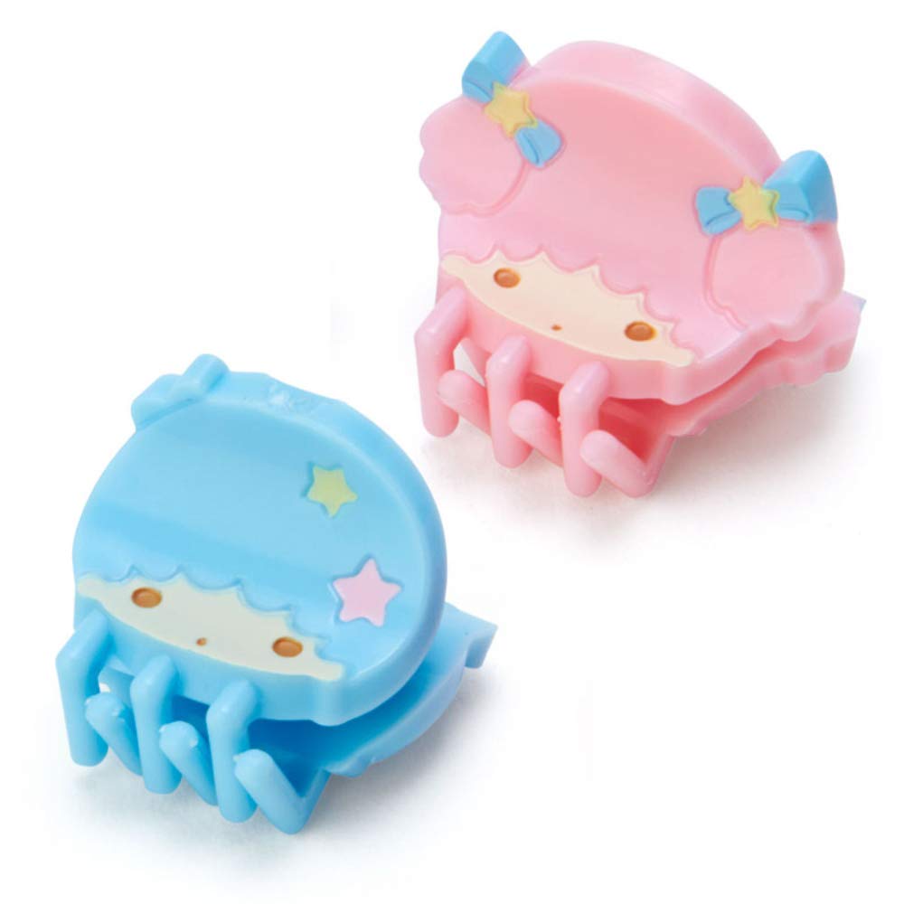 Sanrio Little Twin Stars Mini Hair Clip 2 x 2.5 x 2 cm ABS Resin- Japan Figure Store - #1 Bring To You The Best Japanese Goods