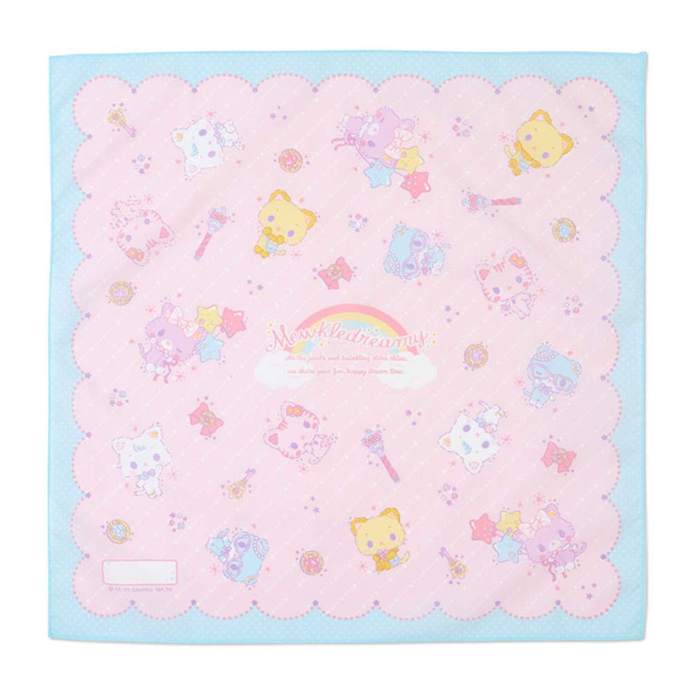 Sanrio Mewkledreamy Lunch Cloth 43 x 43 cm with Name Space Made in Japan- Japan Figure Store - #1 Bring To You The Best Japanese Goods