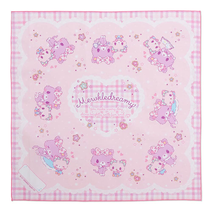 Sanrio Mewkledreamy Lunch Cloth Set Of 3 43x43cm 100% Cotton Name Space Included- Japan Figure Store - #1 Bring To You The Best Japanese Goods