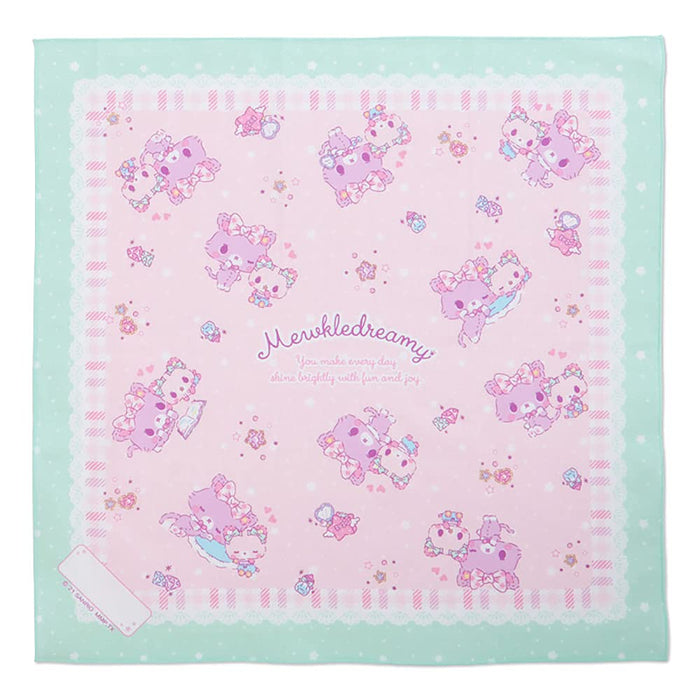 Sanrio Mewkledreamy Lunch Cloth Set Of 3 43x43cm 100% Cotton Name Space Included- Japan Figure Store - #1 Bring To You The Best Japanese Goods