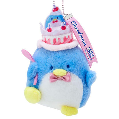 Sanrio Mini Mascot Holder - Tuxedo Sam Birthday Cake Character Toy- Japan Figure Store - #1 Bring To You The Best Japanese Goods