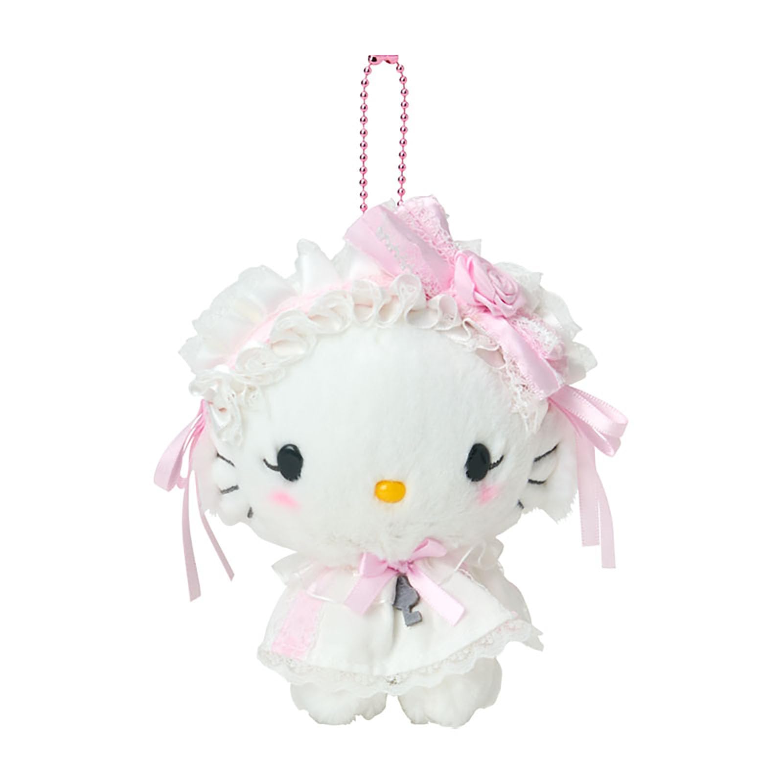 Sanrio Charmy Kitty White Frill Mascot Holder for Ages 6 and Up