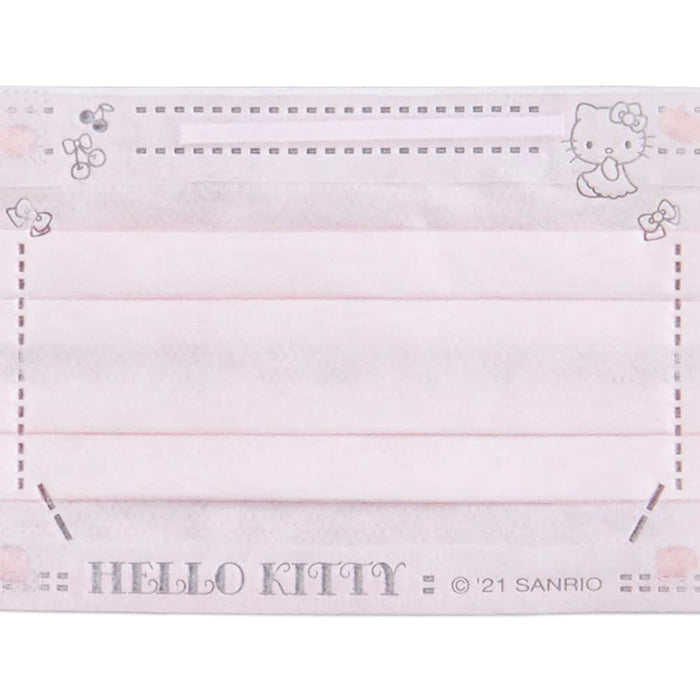Sanrio Hello Kitty 3D Non-Woven Masks for Children 10-Pack Pleated Gentle Ear Straps- Japan Figure Store - #1 Bring To You The Best Japanese Goods