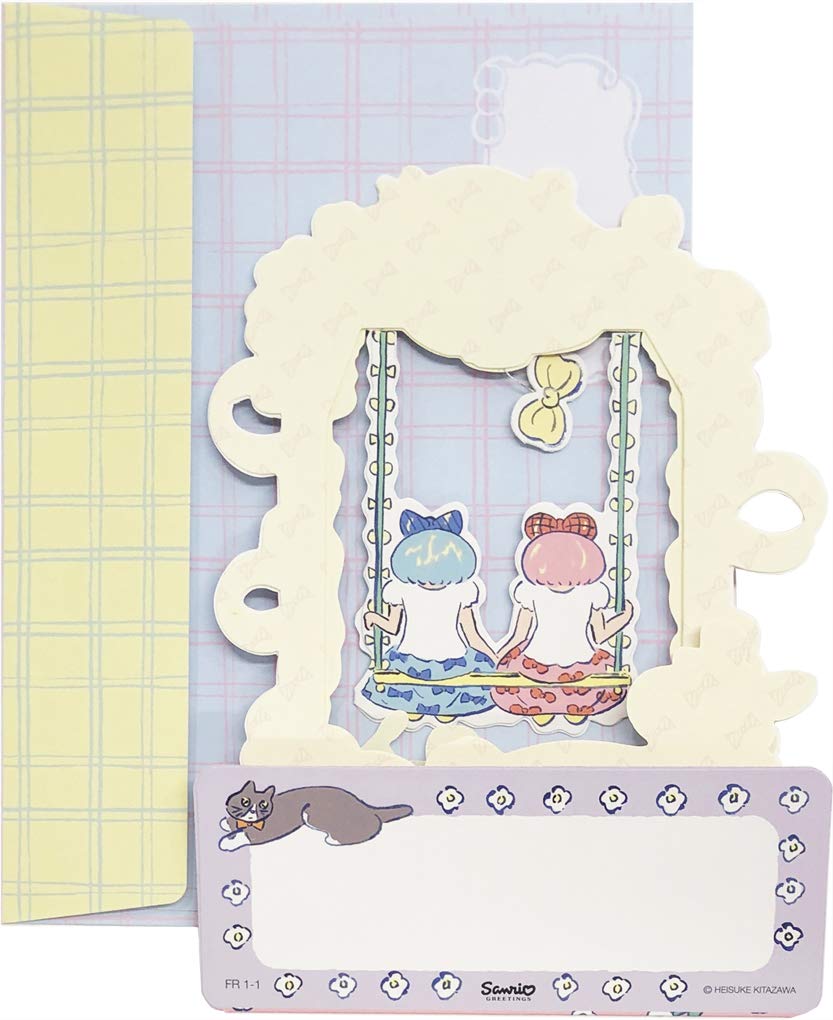 Sanrio Futaribonchan Kitazawa Heisuke Message Card Birthday Celebration P3501- Japan Figure Store - #1 Bring To You The Best Japanese Goods