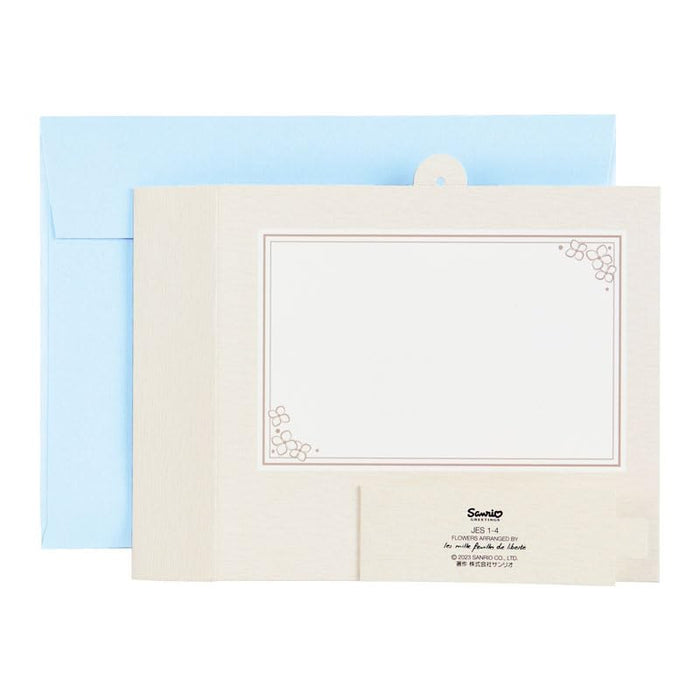 Sanrio Message Card Early Summer Flower Box Hydrangea Greeting Card- Japan Figure Store - #1 Bring To You The Best Japanese Goods