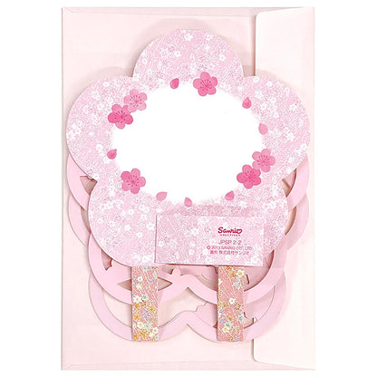 Sanrio Spring Plum Branch Music Box Message Card Overseas Shipping Available- Japan Figure Store - #1 Bring To You The Best Japanese Goods