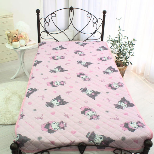 Sanrio Midnight Melo Kuromi My Melody Cooling Pad Sheet 100x205cm- Japan Figure Store - #1 Bring To You The Best Japanese Goods