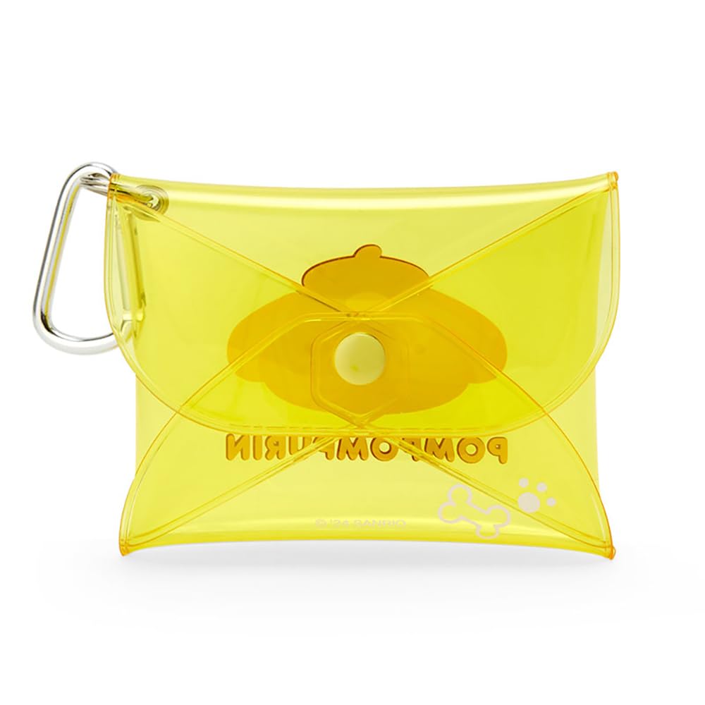 Sanrio Mini Clear Case Pompompurin Pudding Character Functional 8x10x1.5 cm- Japan Figure Store - #1 Bring To You The Best Japanese Goods