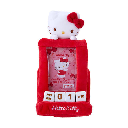 Sanrio Hello Kitty Mini Plush Perpetual Calendar Desktop Decoration- Japan Figure Store - #1 Bring To You The Best Japanese Goods