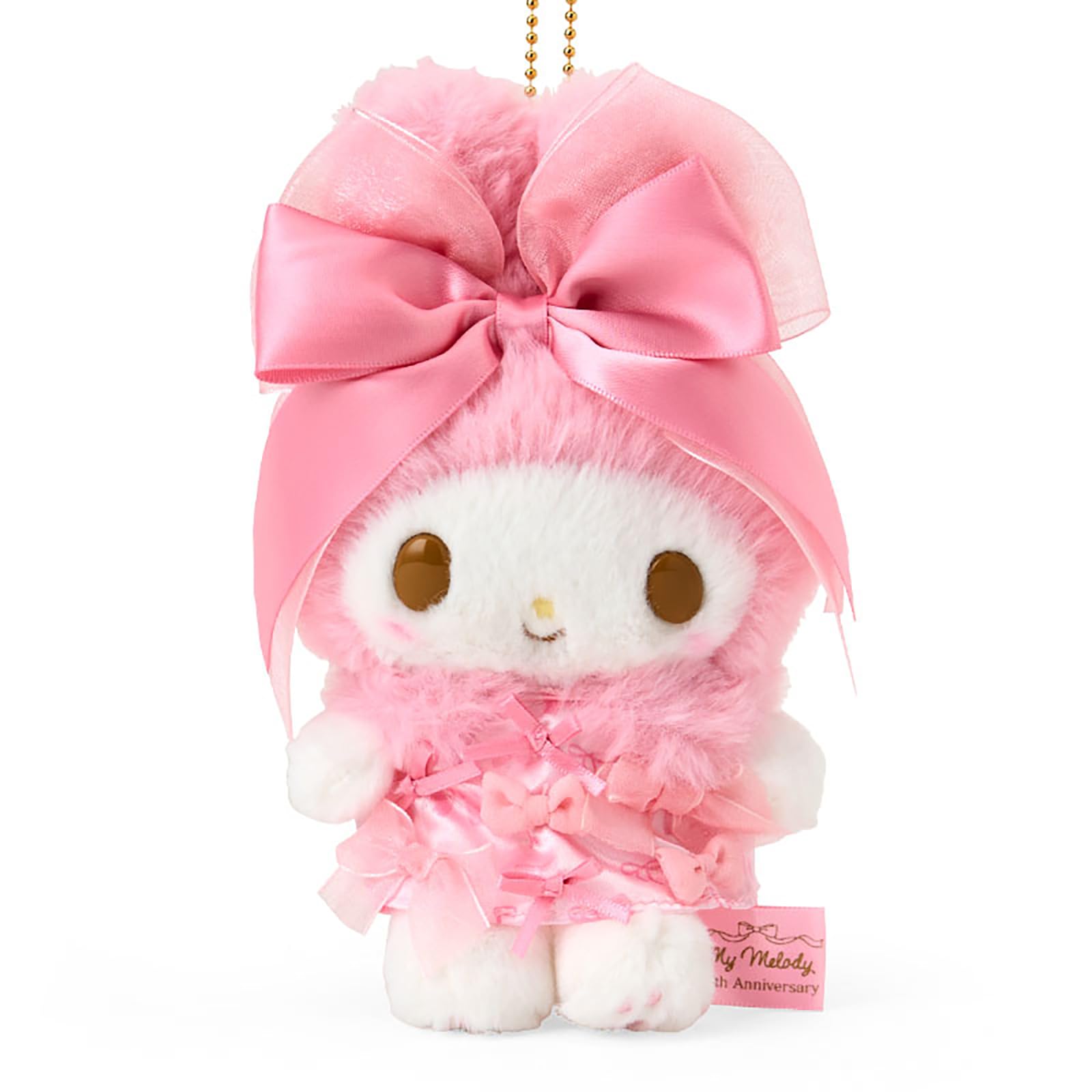 Sanrio My Melody 50th Anniversary Ribbon Plush Holder - Princess Edition- Japan Figure Store - #1 Bring To You The Best Japanese Goods