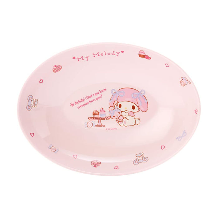Sanrio My Melody Melamine Curry and Pasta Plate Durable Dishware 836524- Japan Figure Store - #1 Bring To You The Best Japanese Goods