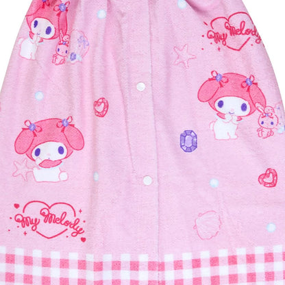 Sanrio My Melody Wrap Towel 60x110cm - Soft and Adorable Character Towel- Japan Figure Store - #1 Bring To You The Best Japanese Goods