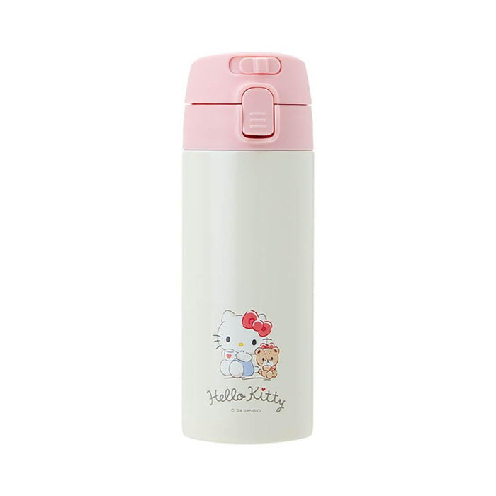 Sanrio Hello Kitty One-Touch Stainless Steel Bottle 370Ml- Japan Figure Store - #1 Bring To You The Best Japanese Goods