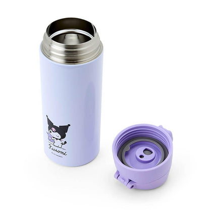 Sanrio Kuromi Stainless Steel Bottle 370Ml One-Touch Design- Japan Figure Store - #1 Bring To You The Best Japanese Goods
