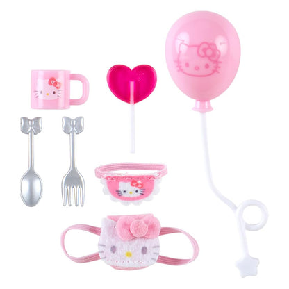 Sanrio Mini Pitatto Friends Hello Kitty Accessory Set Dress Up Supplies 16x8x2.5 cm- Japan Figure Store - #1 Bring To You The Best Japanese Goods