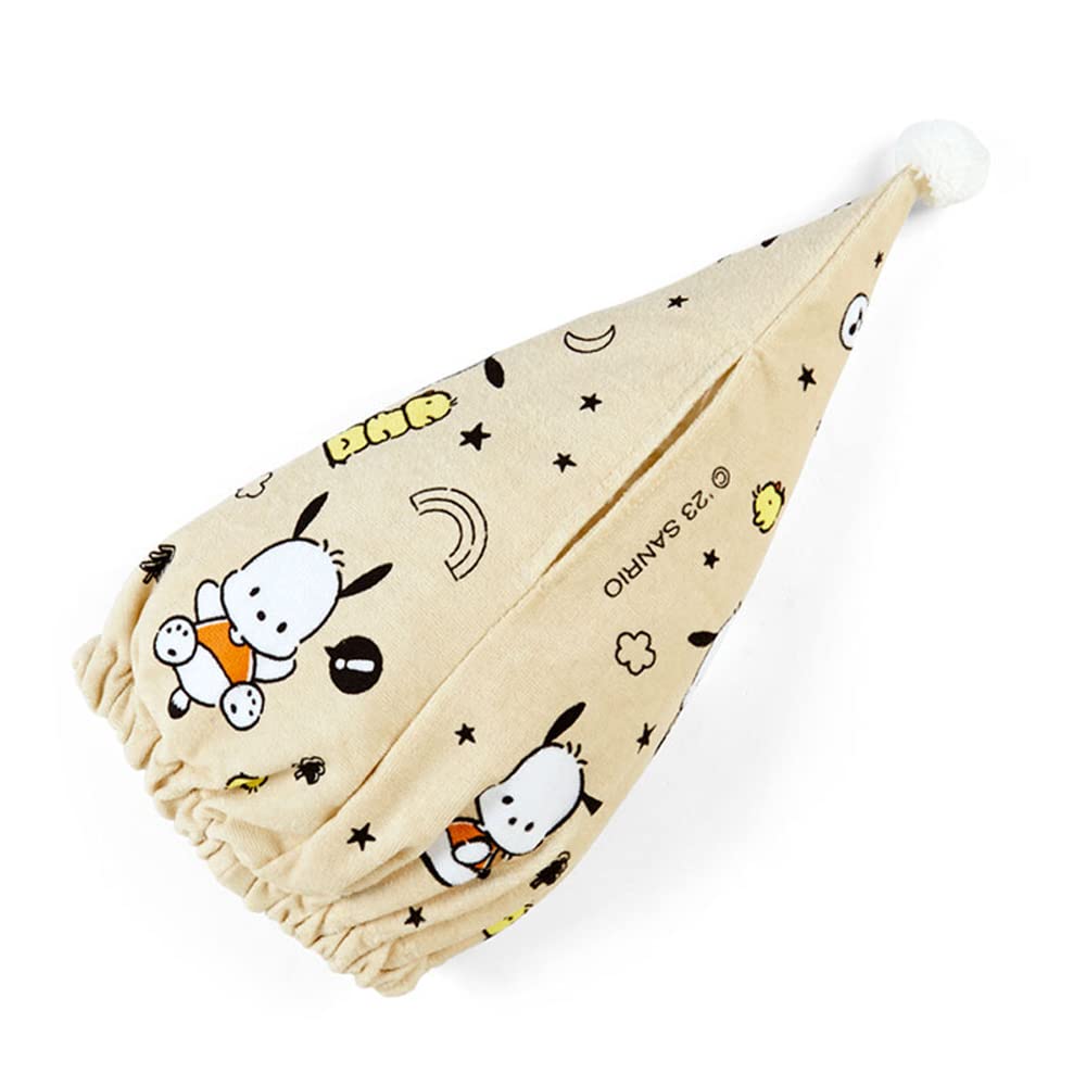 Sanrio Pochacco Cap Towel 895369 - Soft & Absorbent Bath Accessory- Japan Figure Store - #1 Bring To You The Best Japanese Goods
