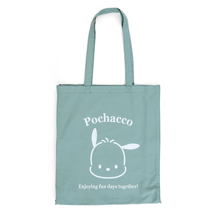 Sanrio Pochacco Cotton Tote Bag 40x36x10cm Perfect Handbag with Cute Character- Japan Figure Store - #1 Bring To You The Best Japanese Goods