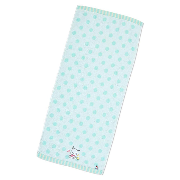 Sanrio Pochacco Imabari Dots Face Towel High Quality Cotton- Japan Figure Store - #1 Bring To You The Best Japanese Goods