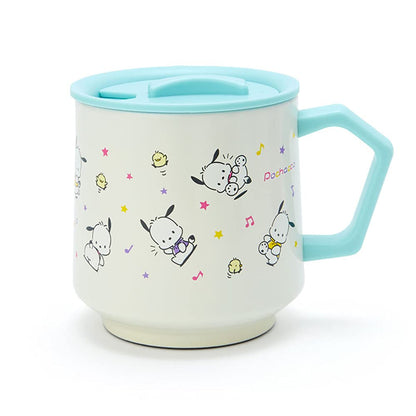 Sanrio Pochacco Stainless Steel Mug With Lid - Durable & Stylish- Japan Figure Store - #1 Bring To You The Best Japanese Goods