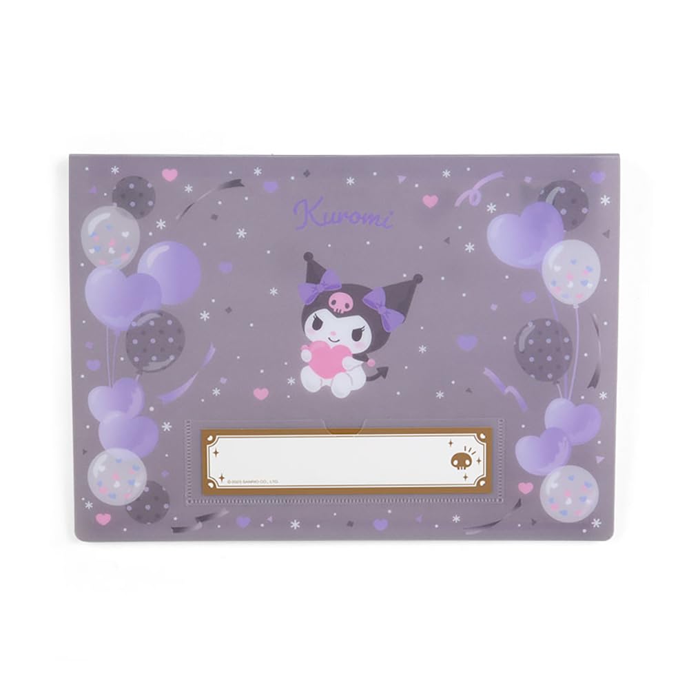 Sanrio Kuromi Pocket File 20x28cm Office Organizer- Japan Figure Store - #1 Bring To You The Best Japanese Goods