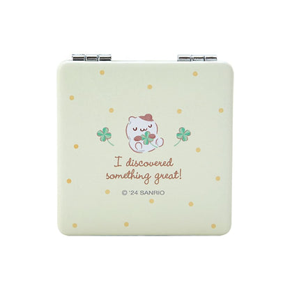 Sanrio Pompompurin Pocket Mirror Compact 6x6x0.9cm - New Life Accessory- Japan Figure Store - #1 Bring To You The Best Japanese Goods