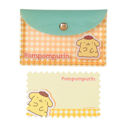 Sanrio Pompompurin Memo and Card Case PVC Paper 642657