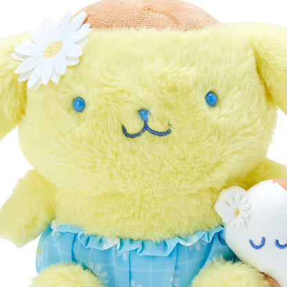 Sanrio Pompompurin Daisy Plush Toy - Cuddly and Cute Plushie Collectible- Japan Figure Store - #1 Bring To You The Best Japanese Goods