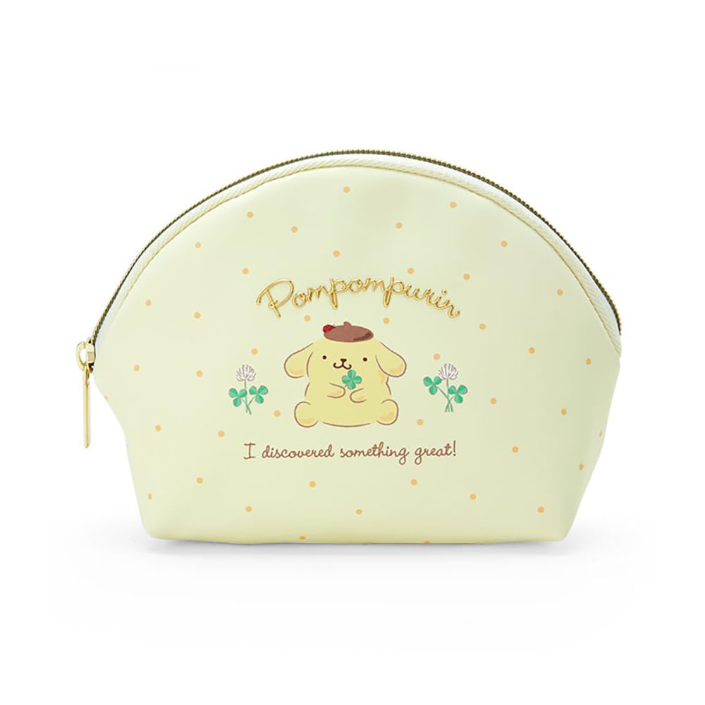 Sanrio Pompompurin Pouch 13x17x6cm - New Lifestyle Character Accessory- Japan Figure Store - #1 Bring To You The Best Japanese Goods