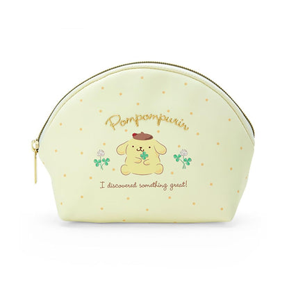 Sanrio Pompompurin Pouch 13x17x6cm - New Lifestyle Character Accessory- Japan Figure Store - #1 Bring To You The Best Japanese Goods