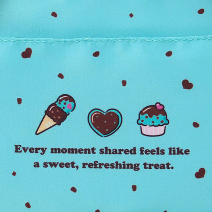 Sanrio Kuromi Pouch Chocolate Mint Polyester Cotton Ages 3+