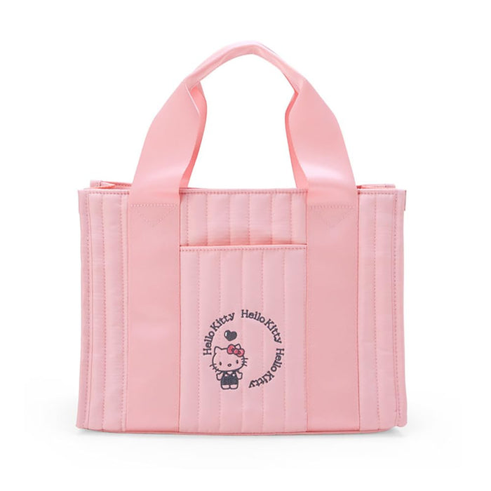 Sanrio Quilted Hello Kitty Tote Bag Medium 46x12.5x28Cm- Japan Figure Store - #1 Bring To You The Best Japanese Goods