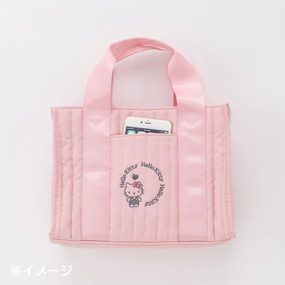 Sanrio Quilted Tote Bag S Hello Kitty 28.5x10x21 cm- Japan Figure Store - #1 Bring To You The Best Japanese Goods
