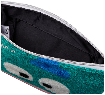 Sanrio Hangyodon Sagara Pouch Turquoise - Cute and Durable Essentials Bag- Japan Figure Store - #1 Bring To You The Best Japanese Goods