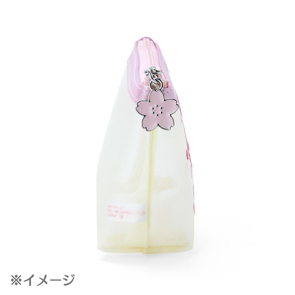 Sanrio Sakura Design Series - My Melody Mesh Pouch 9x15x5 Cm- Japan Figure Store - #1 Bring To You The Best Japanese Goods