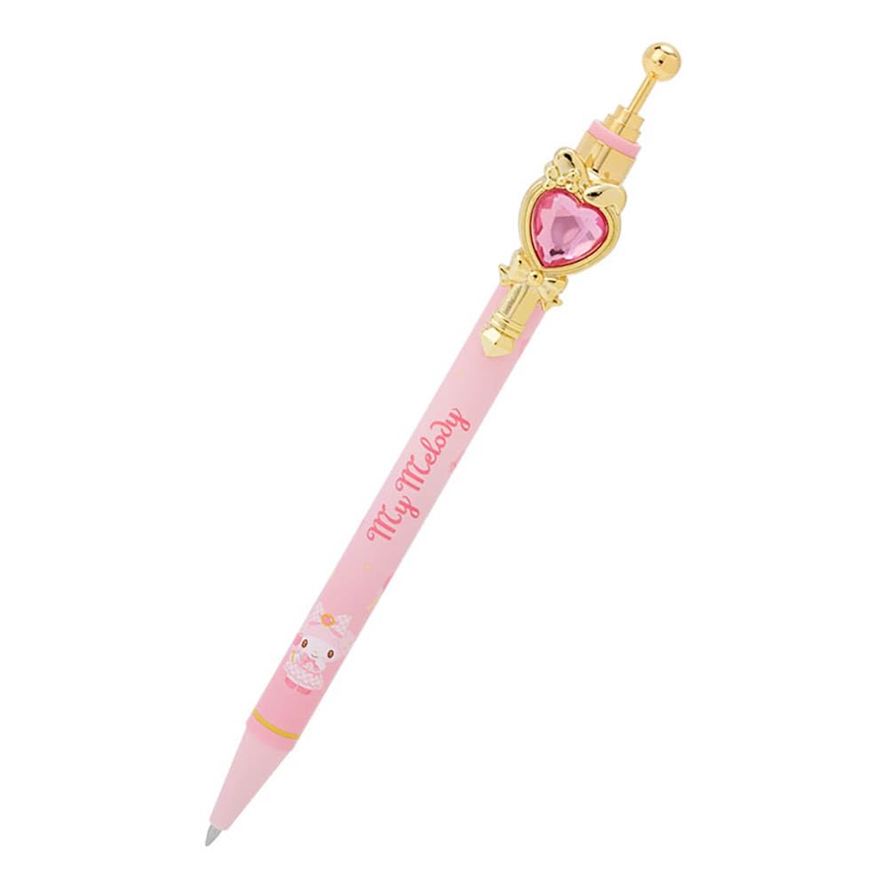 Sanrio My Melody Ballpoint Pen with Stone Black Ink 682632- Japan Figure Store - #1 Bring To You The Best Japanese Goods