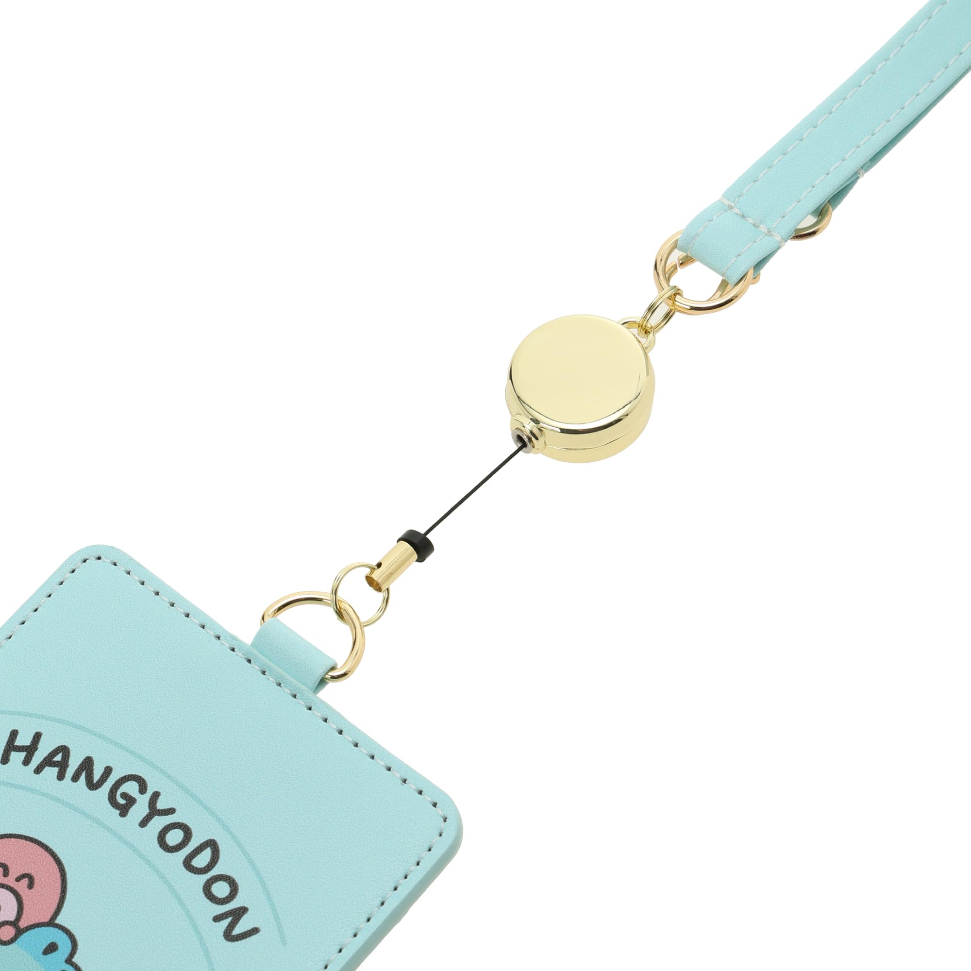 Sanrio Hangyodon Turquoise Pass Case for Women Hg-Pas01- Japan Figure Store - #1 Bring To You The Best Japanese Goods