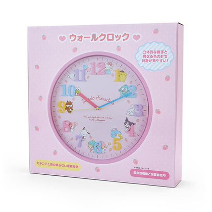 Sanrio Characters Wall Clock 29.5x29.5cm Cute Decor Clock- Japan Figure Store - #1 Bring To You The Best Japanese Goods
