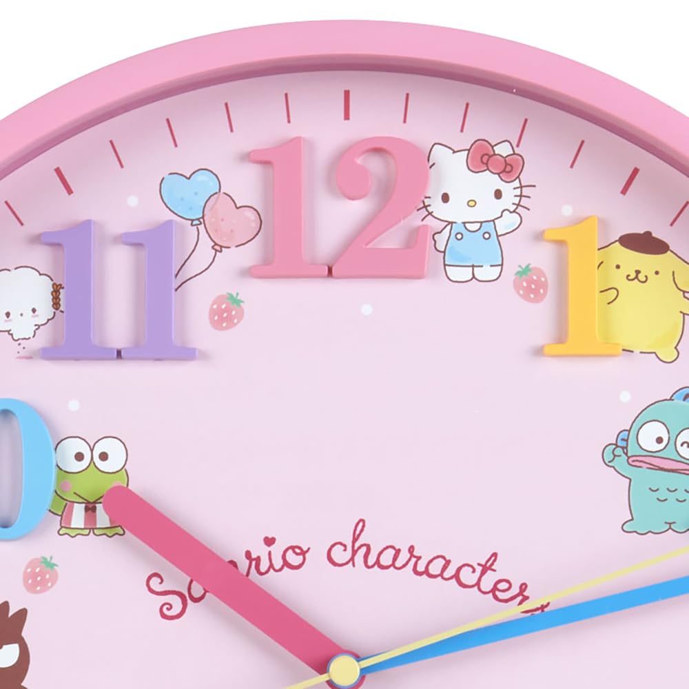 Sanrio Characters Wall Clock 29.5x29.5cm Cute Decor Clock- Japan Figure Store - #1 Bring To You The Best Japanese Goods