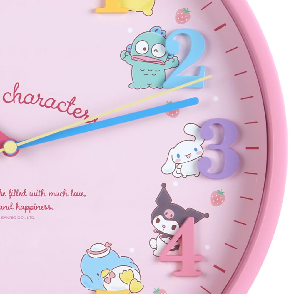 Sanrio Characters Wall Clock 29.5x29.5cm Cute Decor Clock- Japan Figure Store - #1 Bring To You The Best Japanese Goods