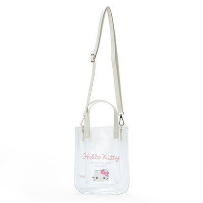 Sanrio Clear Shoulder Bag Hello Kitty 21x17x7.5 cm Character 181455- Japan Figure Store - #1 Bring To You The Best Japanese Goods