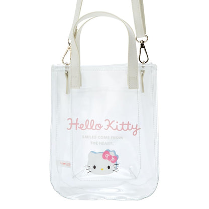 Sanrio Clear Shoulder Bag Hello Kitty 21x17x7.5 cm Character 181455- Japan Figure Store - #1 Bring To You The Best Japanese Goods