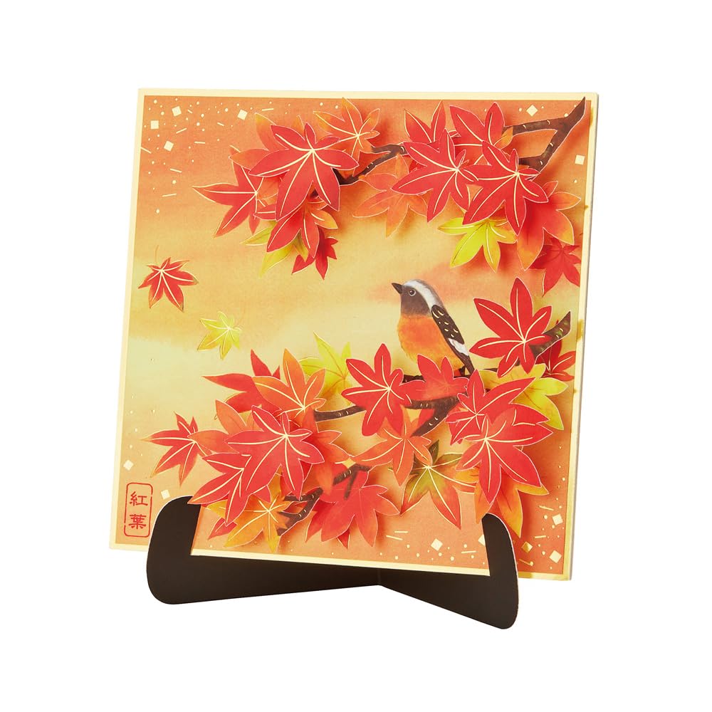 Sanrio Message Card Autumn Leaves Shikishi Greeting Card 844349- Japan Figure Store - #1 Bring To You The Best Japanese Goods