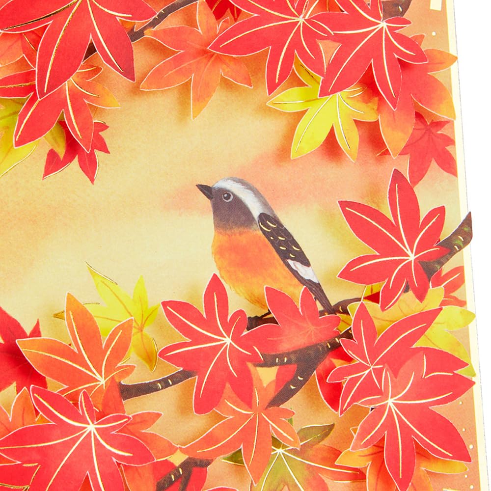 Sanrio Message Card Autumn Leaves Shikishi Greeting Card 844349- Japan Figure Store - #1 Bring To You The Best Japanese Goods