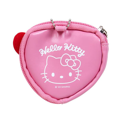 Sanrio Mini Pouch with Hello Kitty Badge Grand Prize 3rd Edition Colorful Hearts- Japan Figure Store - #1 Bring To You The Best Japanese Goods