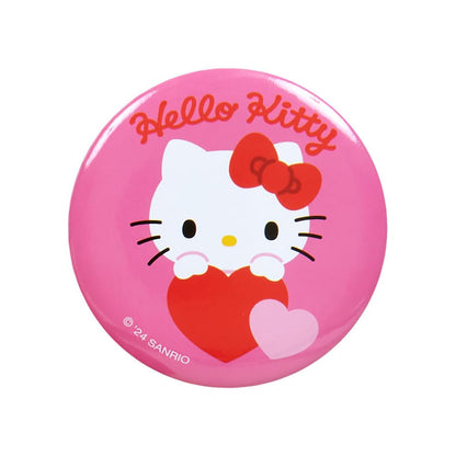 Sanrio Mini Pouch with Hello Kitty Badge Grand Prize 3rd Edition Colorful Hearts- Japan Figure Store - #1 Bring To You The Best Japanese Goods