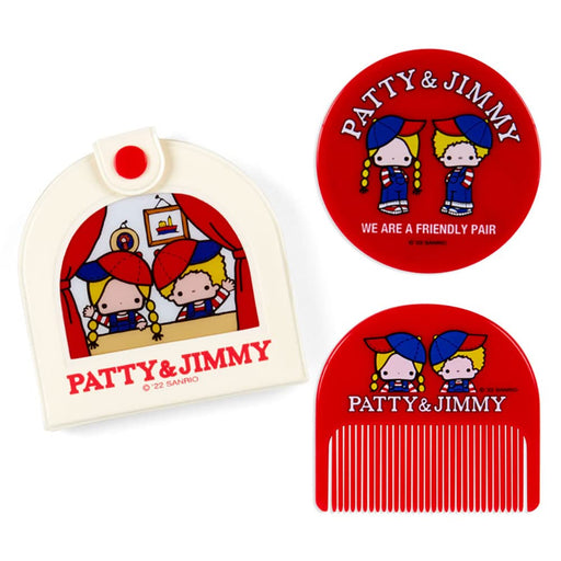 Sanrio Mirror with Vinyl Case and Comb | Compact 8.5 x 1.2 x 8.2 cm- Japan Figure Store - #1 Bring To You The Best Japanese Goods