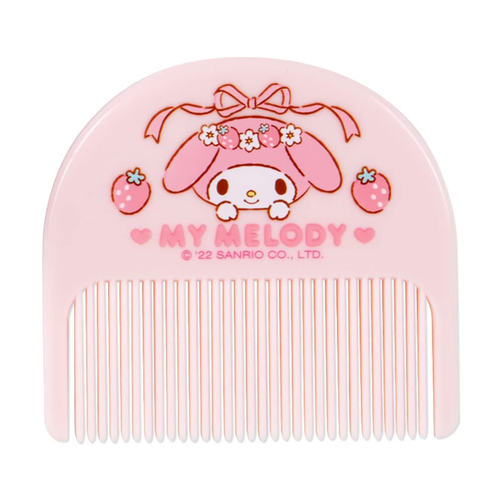Sanrio My Melody Mirror with Vinyl Case Comb 8.5x1.2x8.2cm Fashion Accessory- Japan Figure Store - #1 Bring To You The Best Japanese Goods